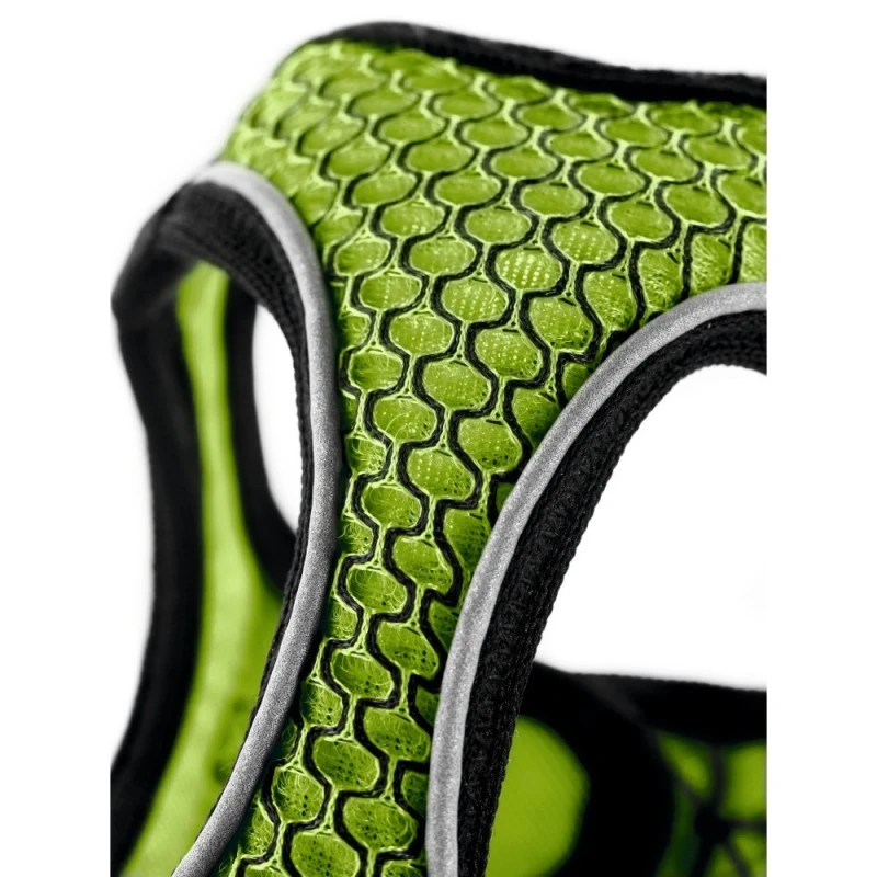 Hunter NY Hilo Comfort hundesele XS-S lime mave/bryst 40-46 cm - Fleksibel komfort til små hunde